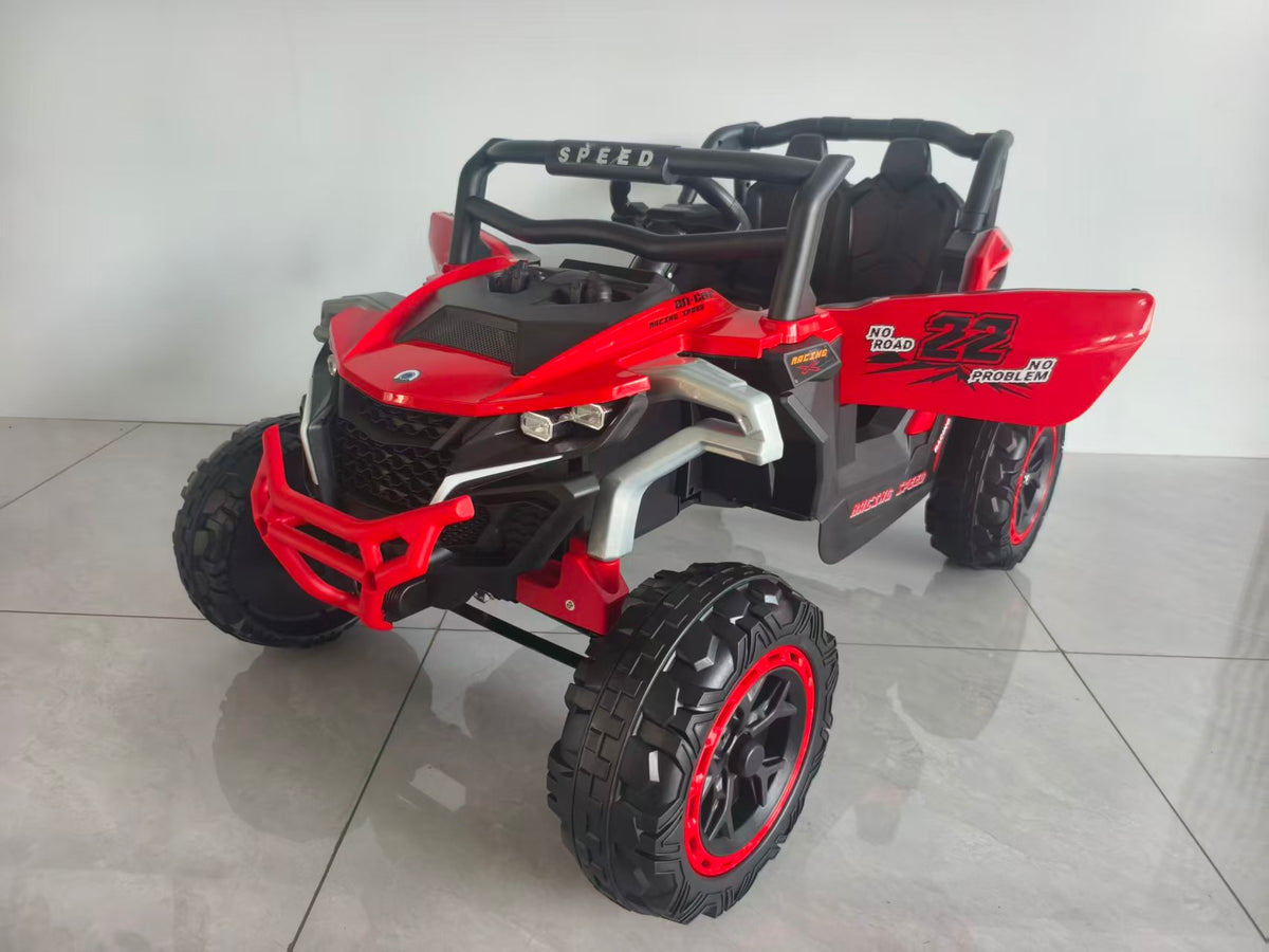 FUPOJH 24V UTV Ride on Car for Kids, 2 Seater with Remote Control