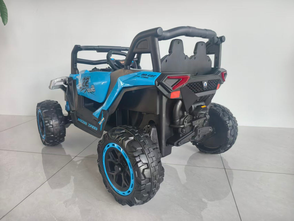 FUPOJH 24V UTV Ride on Car for Kids, 2 Seater with Remote Control