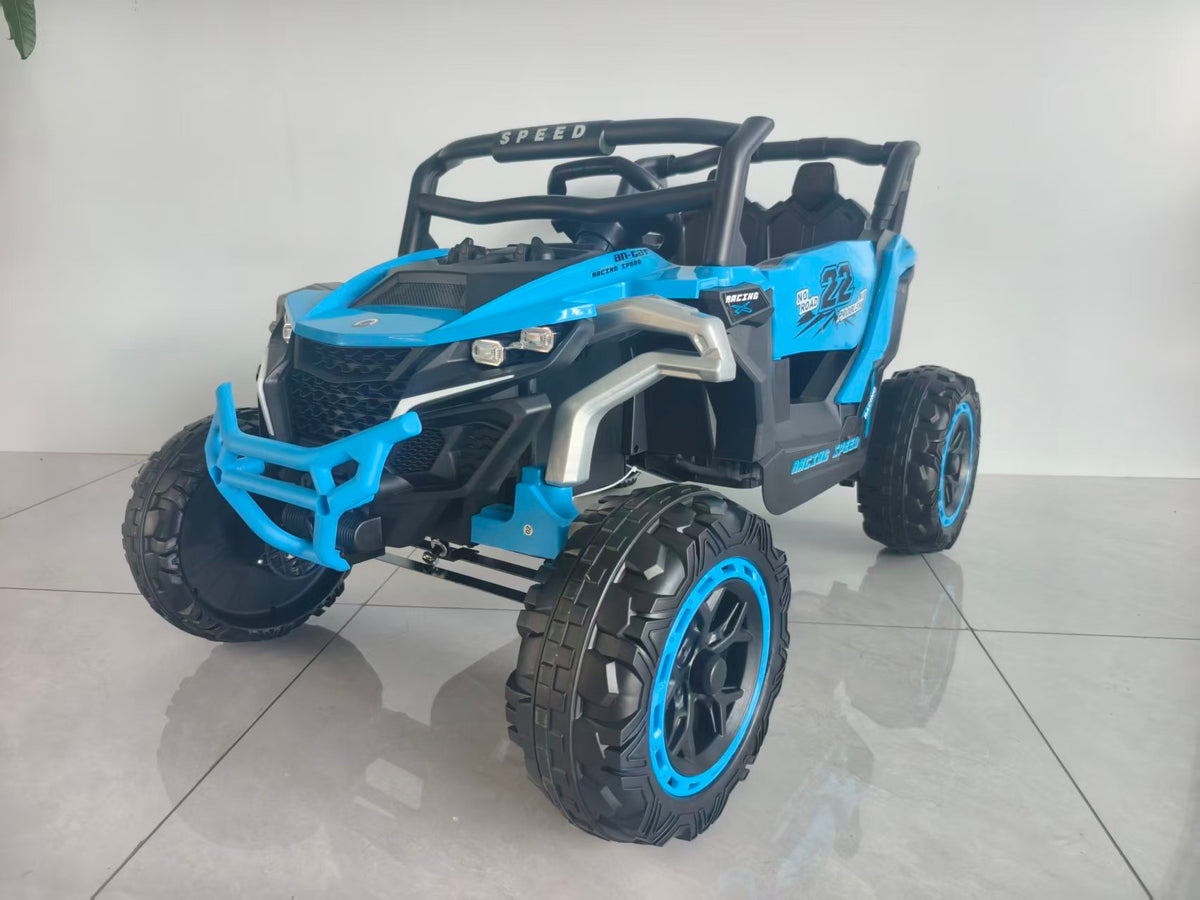 FUPOJH 24V UTV Ride on Car for Kids, 2 Seater with Remote Control