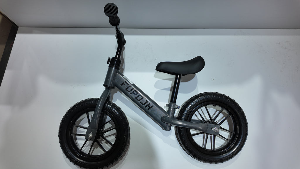 FUPOJH 12" Kids Balance Bike, No Pedal, Light-Up Wheels, Adjustable, for Toddlers 2-5
