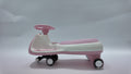 FUPOJH 12V Electric Wiggle Car, 2-in-1 Kids Ride-On Toy with Bluetooth Music, LED Wheels, 150 lbs Capacity for Ages 3+