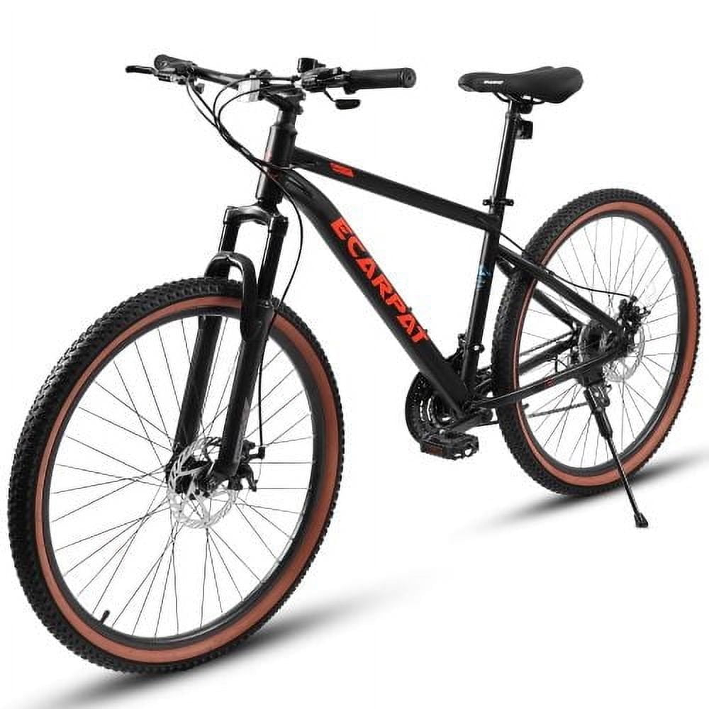 FUPOJH 24" Youth Mountain Bike, 21-Speed, Disc Brakes, High-Carbon Steel Frame, Durable Outdoor Bike